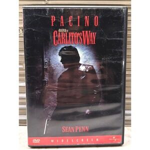 Carlitos Way DVD Video 1998 Widescreen Sean Penn Al Pacino